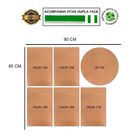 Kit 6 Placas Decorativas Barbearia Barber Shop Salão Mdf