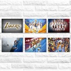 Kit 6 Placas Decorativas Basquete M4