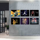 Kit 6 Placas Decorativas Basquete M6