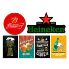 Kit 6 Placas Decorativas Cervejas Top Bebidas Churrasco