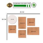 Kit 6 Placas Quadros Decorativo Infantil Futebol Bola Menino