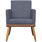 Kit 6 Poltronas Decorativa Para Sala Recepção Escritório Cons