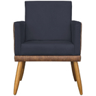 Kit 6 Poltronas Decorativa Para Sala Recepção Escritório Cons