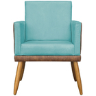 Kit 6 Poltronas Decorativa Para Sala Recepção Escritório Cons