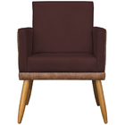 Kit 6 Poltronas Decorativa Para Sala Recepção Escritório Cons