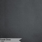 Kit 6 Poltronas Decorativa Sala De Estar Luana Base Gold Sued