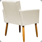 Kit 6 Poltronas Decorativas Para Sala Consultório Cadeira Nin