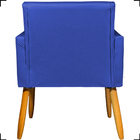 Kit 6 Poltronas Decorativas Para Sala Consultório Cadeira Nin