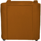 Kit 6 Poltronas Decorativas Para Sala Mila Suede Terracota Pé