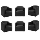 Kit 6 Poltronas Tilla Para Salão Recepção – Balaqui Decor Cou