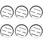 Kit 6 Porta Copos Beli 9cm Descanso Para Copo Mesa Aço Inox B