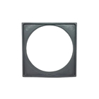 Kit 6 Porta Grelha Para Ralo Quadrado Caxilho Cinza 150mm Tig