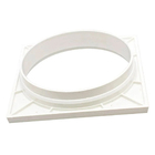 Kit 6 Porta Grelha Ralo Quadrado Caxilho Branco 150mm Tigre