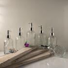 Kit 6 Porta Sabonetes Líquido De Vidro 380ml Porta Sabão Sort