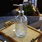 Kit 6 Porta Sabonetes Líquido De Vidro 380ml Porta Sabão Sort