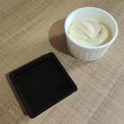 Kit 6 Porta Shoyu 50ml Molheira Sushi Preta Pote Quadrado Noz