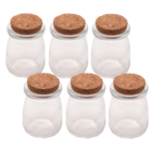 Kit 6 Potes De Vidro Borossilicato Porta Tempero Condimento C