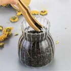 Kit 6 Potes Hermético Recipiente Com Tampa Bambu 1l E 450ml