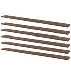 Kit 6 Prateleiras 100 X 10cm Nogal Suporte Invisível
