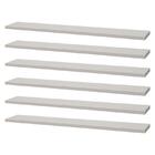 Kit 6 Prateleiras 60 X 15cm Branca Suporte Invisível