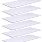 Kit 6 Prateleiras De Madeira Mdf Branca