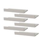 Kit 6 Prateleiras Porta Quadros 60 X 10cm Branca Suporte Invi