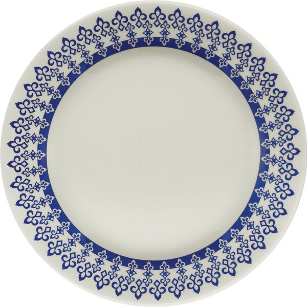 Kit 6 Pratos De Sobremesa Donna Grécia Oxford® Cerâmica 19 Cm