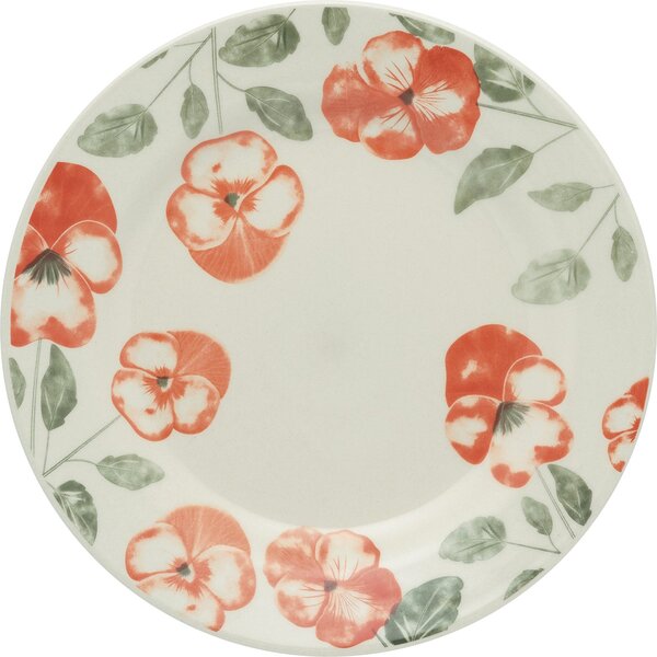 Kit 6 Pratos De Sobremesa Donna Holambra Oxford® Cerâmica 19