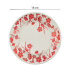 Kit 6 Pratos De Sobremesa Donna Jardim Oriental Oxford® Cerâm