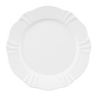 Kit 6 Pratos De Sobremesa Soleil White Oxford® Porcelana 23cm