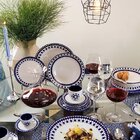 Kit 6 Pratos Fundos Coup Chess Oxford® Porcelana 24cm