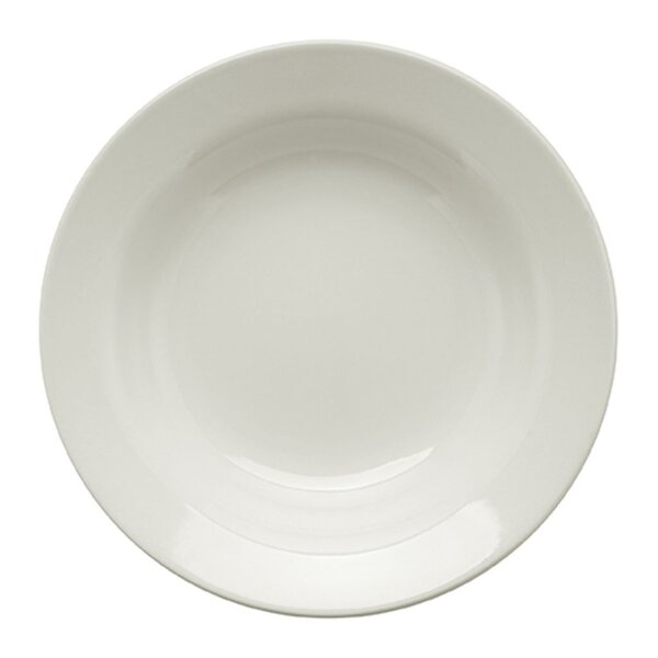 Kit 6 Pratos Fundos Donna Branco Oxford® Cerâmica 22cm