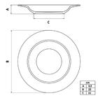 Kit 6 Pratos Fundos Porcelana 21cm Tramontina Floralis Sopas