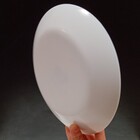 Kit 6 Pratos Raso De Vidro Temperado Branco Arcopal Zelie