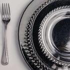 Kit 6 Pratos Rasos De Cristal Pearl Wolff 28cm Redondo Borda