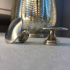 Kit 6 Puxadores 200 Tucson Ponto Níquel Escovado Para Móveis