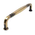 Kit 6 Puxadores Alça Ouro Velho Tamboreado 1767 Grenade Móvei