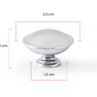 Kit 6 Puxadores Colonial Puxadores Redondos - Cromado