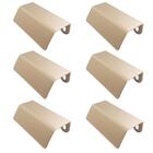 Kit 6 Puxadores Dourado Alça De Sobrepor Dourado Para Móvel A