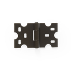 Kit 6 Puxadores Redondos + 12 Dobradiças Mexicana - Ouro Velho