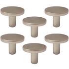 Kit 6 Puxadores Ruiz 191 Ponto Dourados Para Móveis Armários