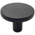 Kit 6 Puxadores Ruiz 191 Ponto Redondos Preto Fosco Para Móv