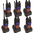 Kit 6 Radio Comunicador Walk Talk Baofeng Uv9r Longo Alcance