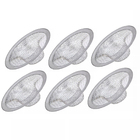 Kit 6 Ralinho Para Pia Cozinha Tanque Inox Top 1/2 52mm