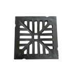 Kit 6 Ralo Grelha Quadrado C/ Porta Grelha Preto 20x20cm