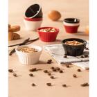 Kit 6 Ramekins Brancos Canelados 90ml Maionese Chimichurri Vi