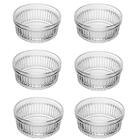 Kit 6 Ramekins De Vidro 7x3cm 90ml Lyor Maionese Porta Molhos