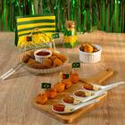 Kit 6 Ramekins Porcelana 155ml Canelados Brancos 8,4x5cm Molh