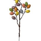 Kit 6 Ramos Galho De Árvore Com Ovos De Páscoa Decoração