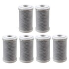 Kit 6 Refil Filtro 5 Polegada Carbon Block Carvão Ativado Bbi